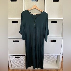 Dwell & Slumber Green Housedress